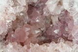 Sparkly, Pink Amethyst Geode Section - Argentina #147953-1